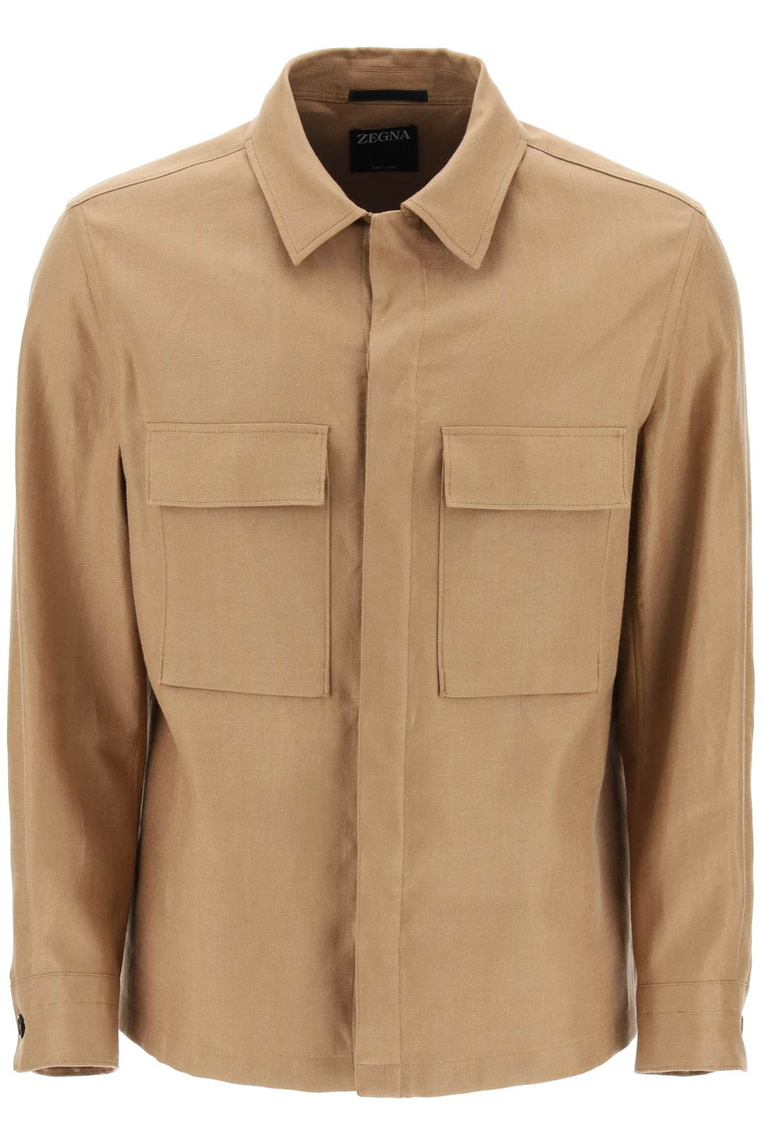 Overshirt In Oasi Linen - Zegna - Men