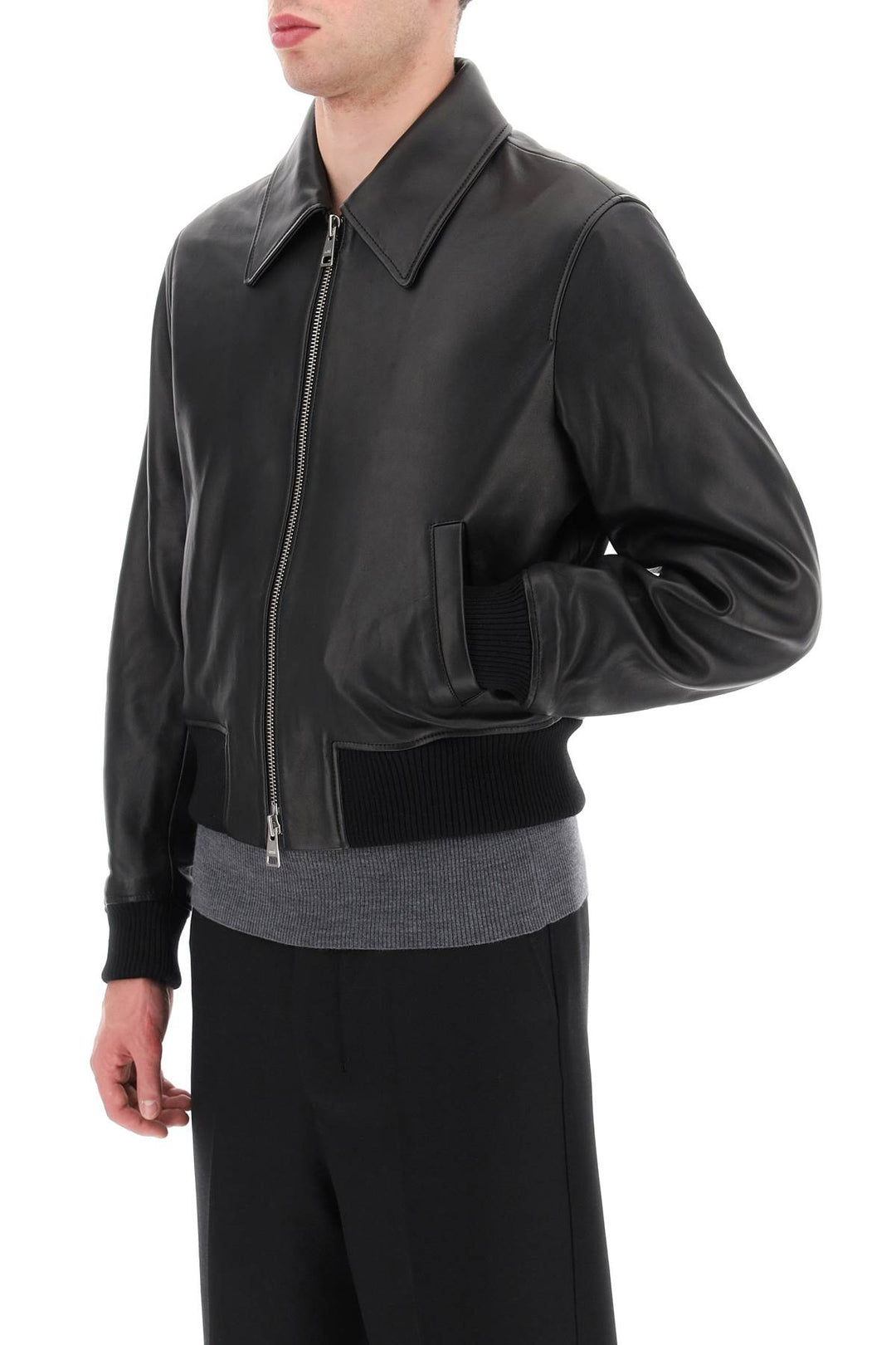 Nappa Blouson Jacket - Ami Paris - Men