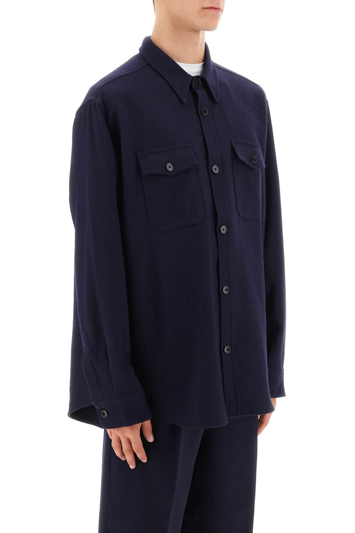 Wool Cavalry Overshirt - Ami Paris - Men