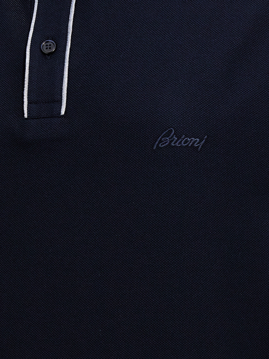 Logo Embroidery  Shirt Polo Blue