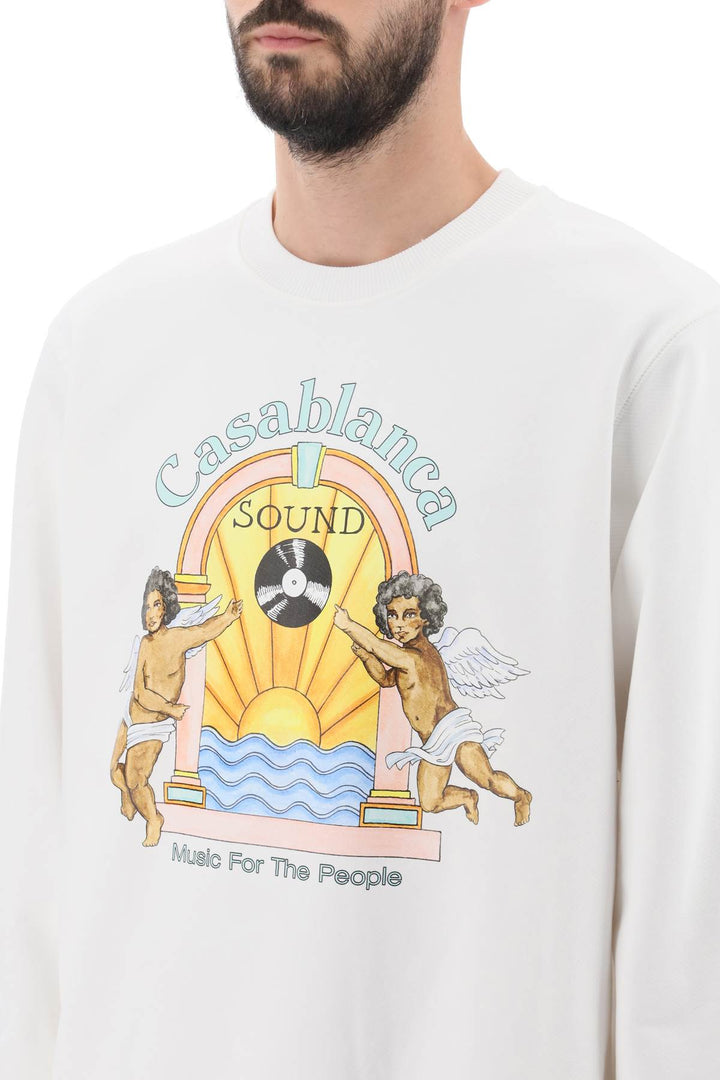 Studio De Musique Crew Neck Sweatshirt - Casablanca - Men