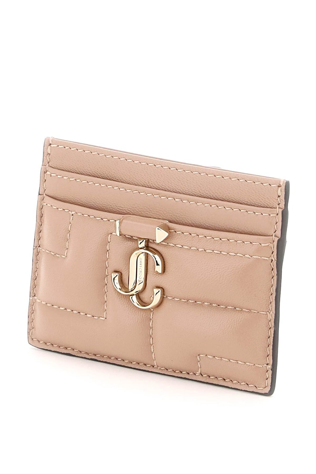 Quilted Nappa Leather Card Holder - Jimmy Choo - Women