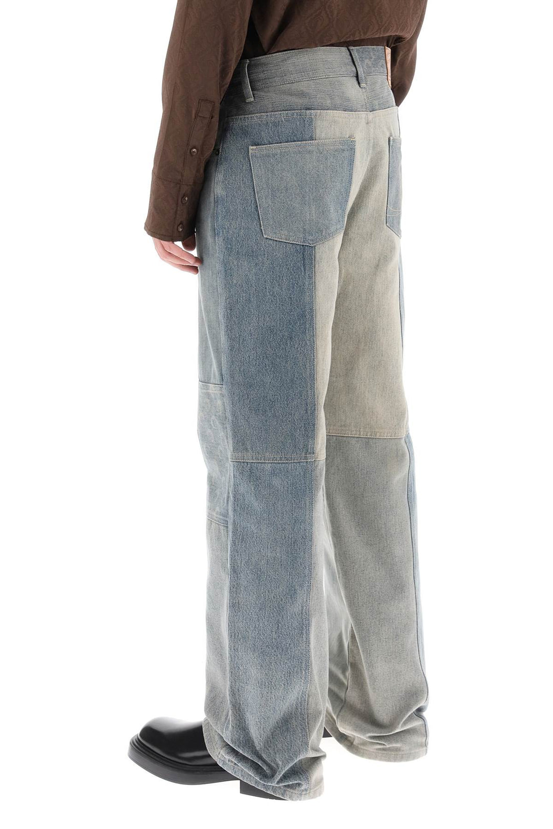 Regenerated Wide Leg Jeans - Marine Serre - Men