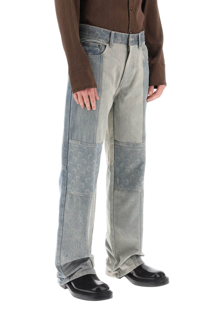 Regenerated Wide Leg Jeans - Marine Serre - Men