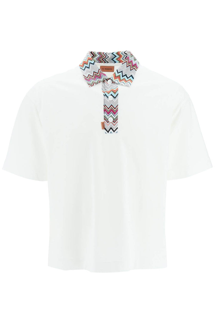 Multicolor Collar Polo Shirt - Missoni - Men