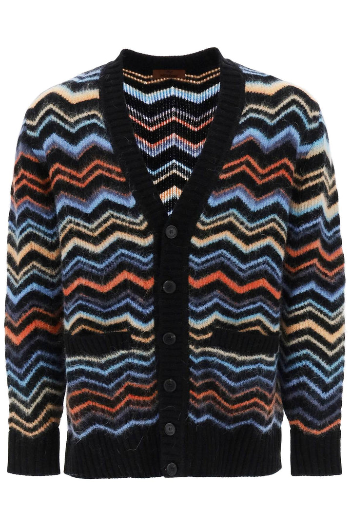 Zig Zag Wool Cardigan - Missoni - Men