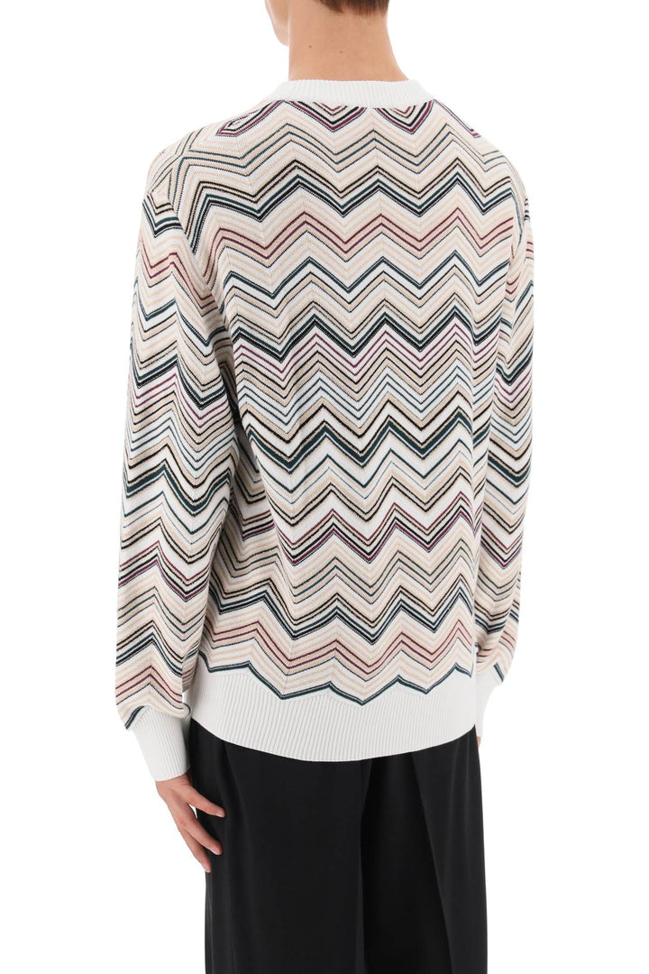 Chevron Cotton Sweater - Missoni - Men