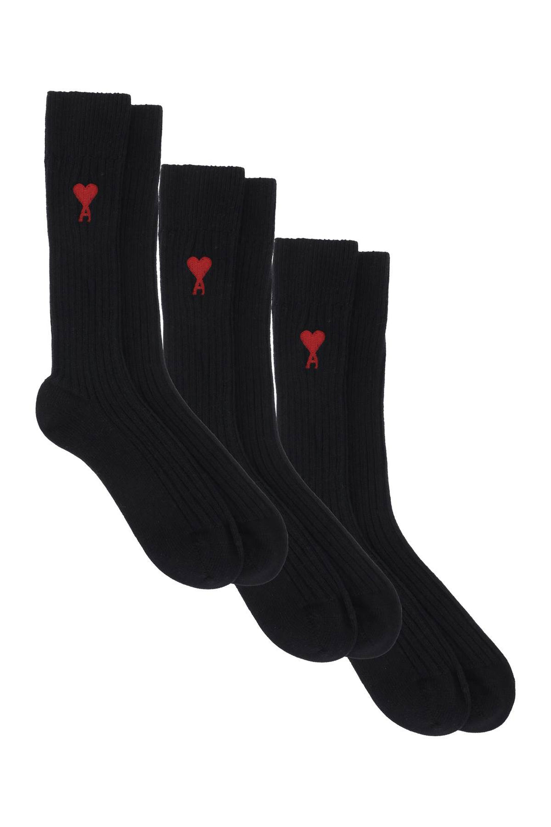 Ami De Coeur Socks Tri Pack - Ami Paris - Men