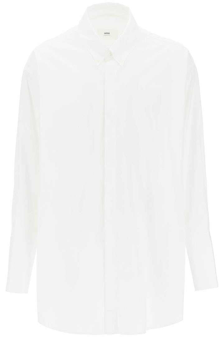 Oversized Poplin Shirt - Ami Paris - Men