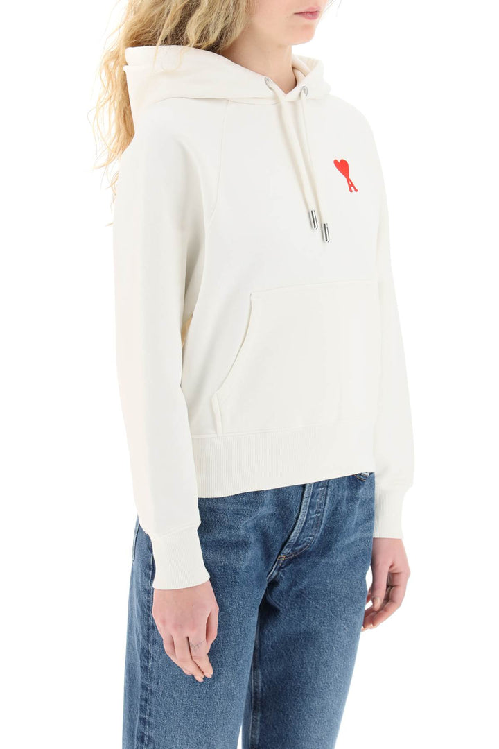 Ami De Coeur Embroidered Hoodie - Ami Paris - Women