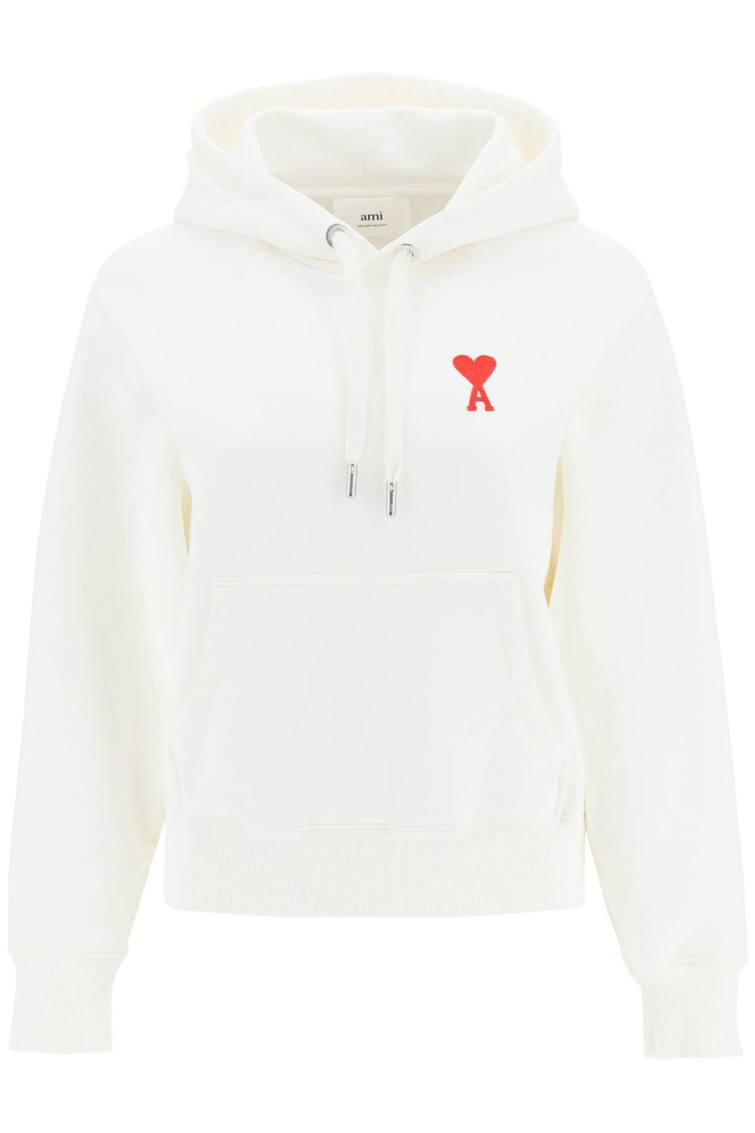 Ami De Coeur Embroidered Hoodie - Ami Paris - Women