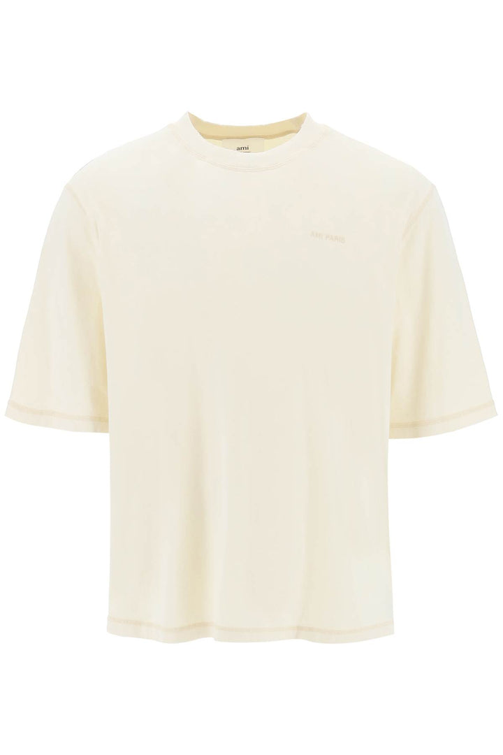 Faded Effect T Shirt - Ami Paris - Men