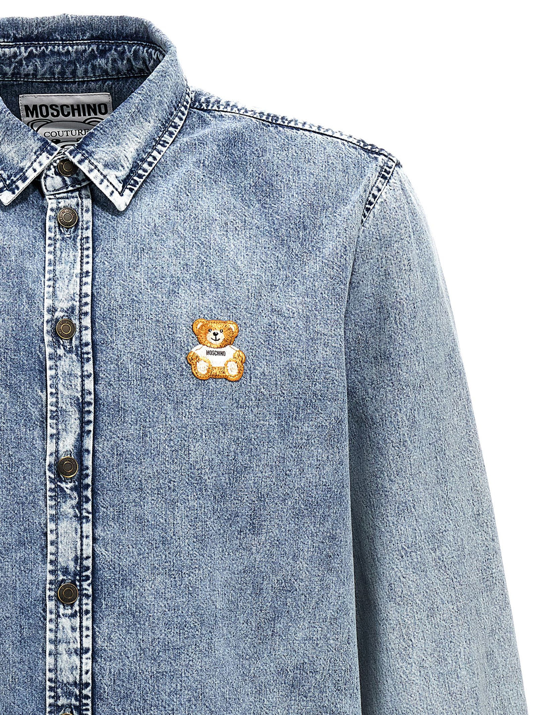 Teddy Shirt, Blouse Light Blue