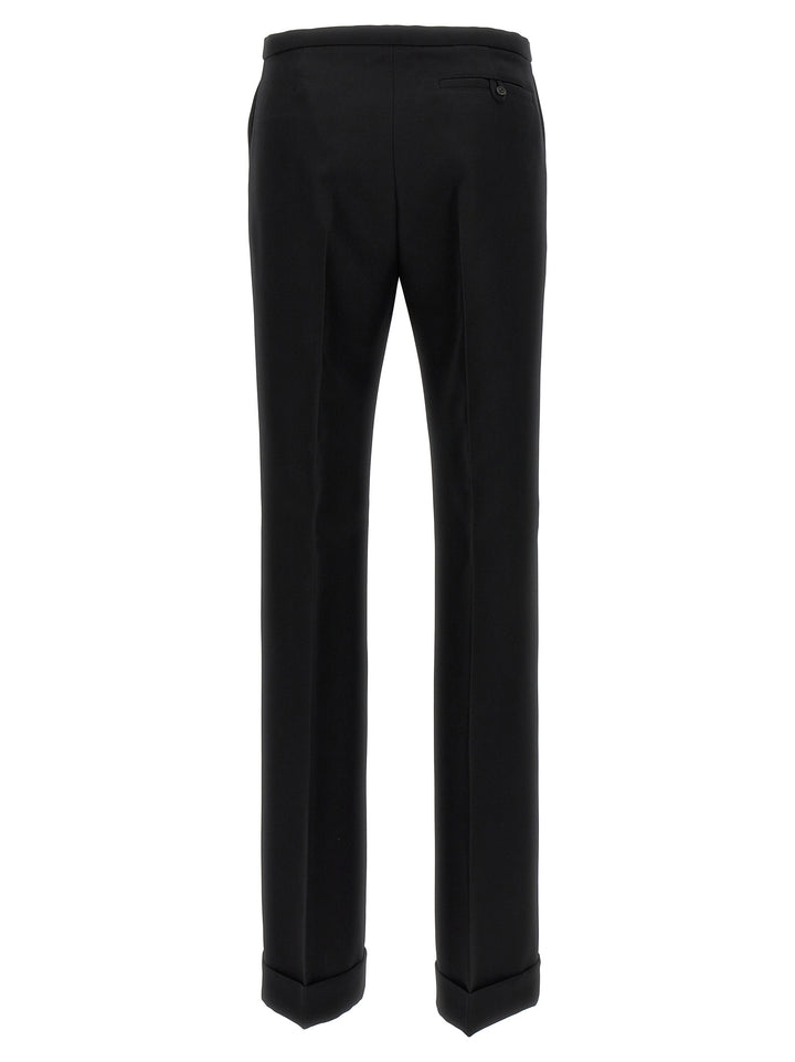 Techno Grain De Poudre Trousers Pants Black