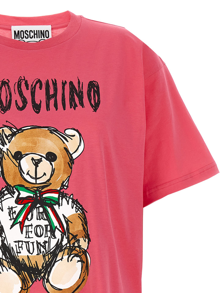 Teddy Bear T-Shirt Fuchsia