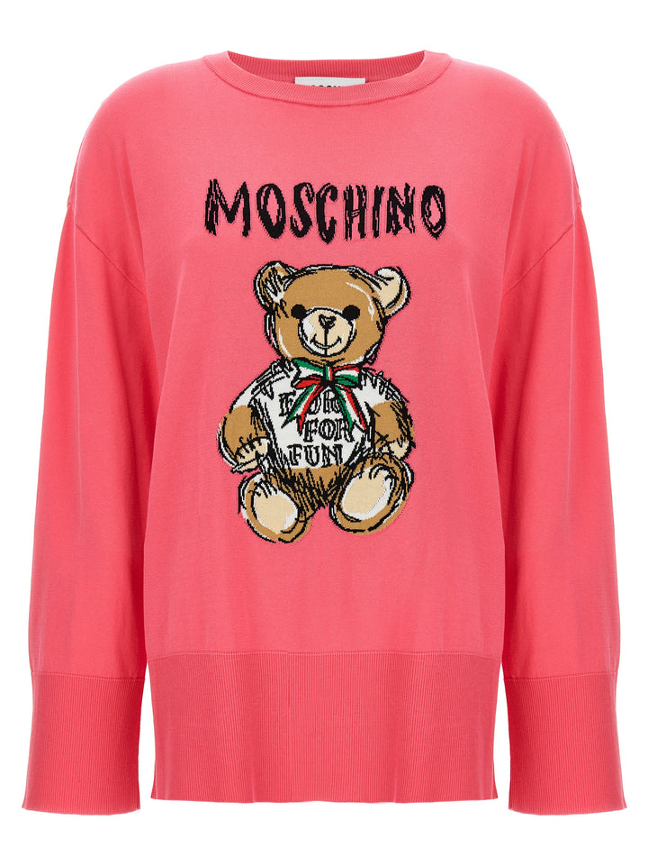 Teddy Bear Sweater, Cardigans Fuchsia