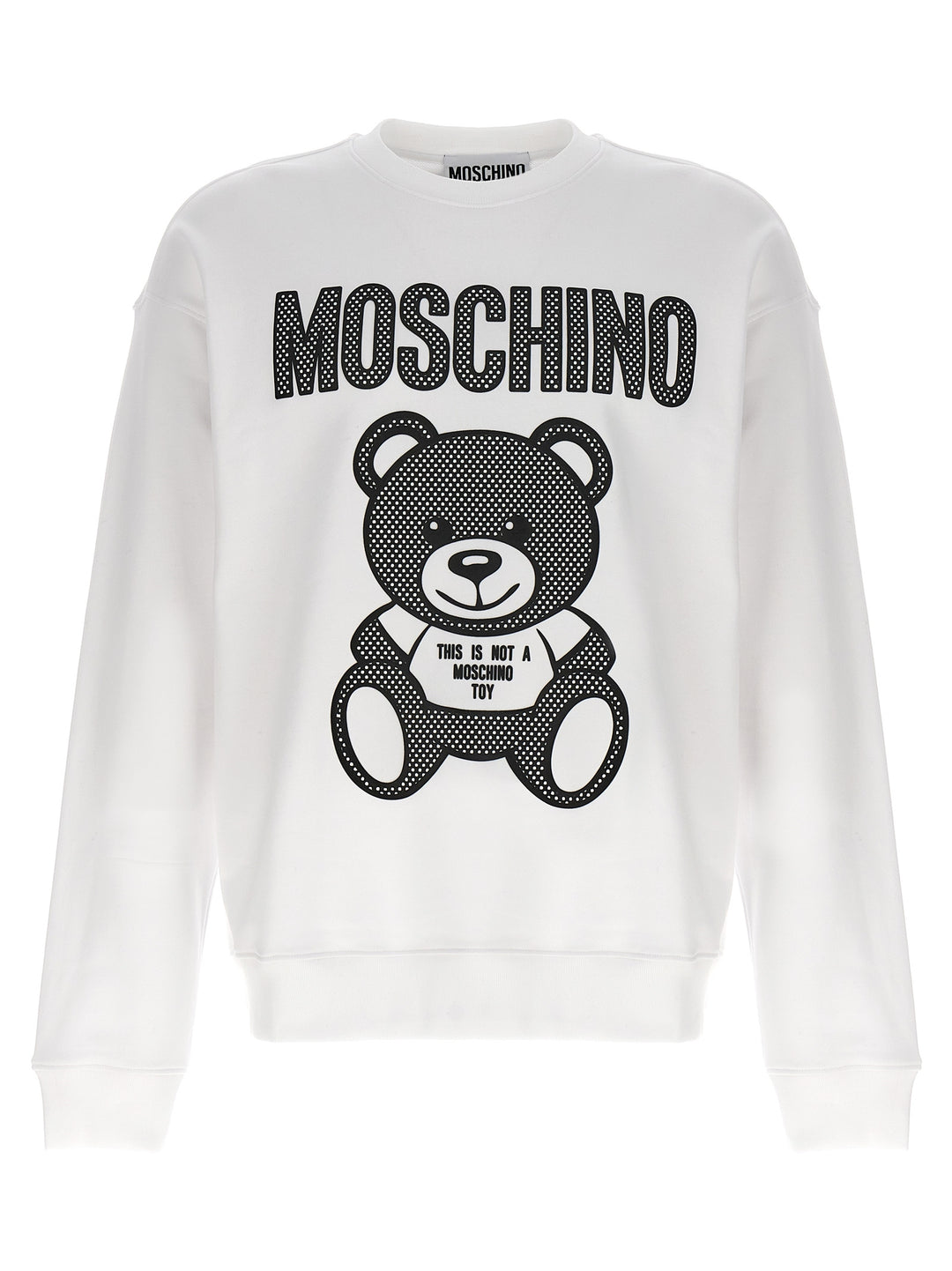 Teddy Sweatshirt White/Black