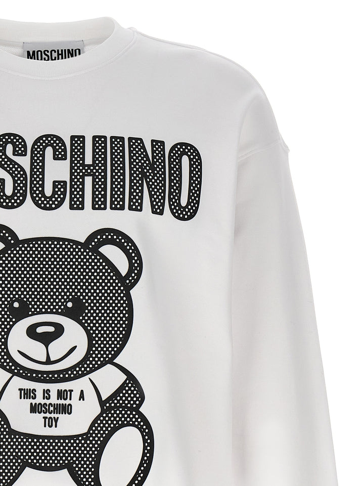 Teddy Sweatshirt White/Black