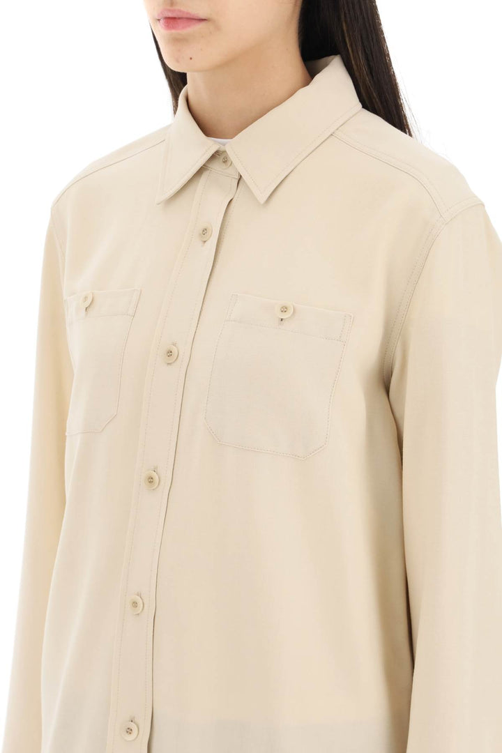 'Chloe' Wool And Viscose Overshirt - A.P.C. - Women