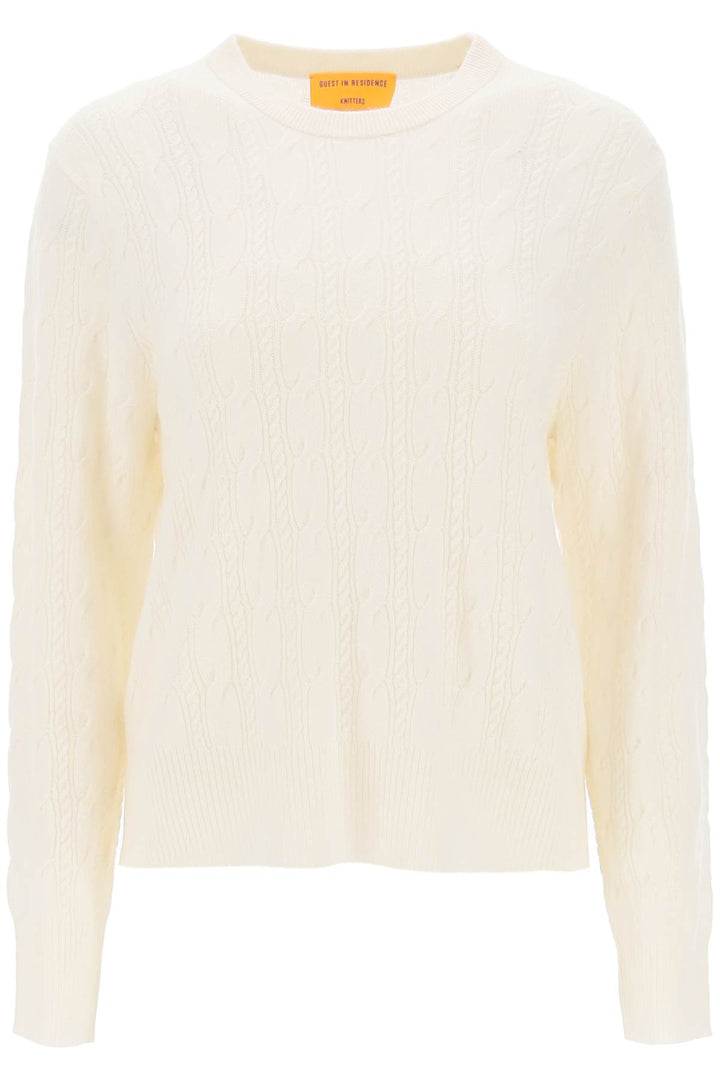 Twin Cable Cashmere Sweater - Guest In Residence - Women