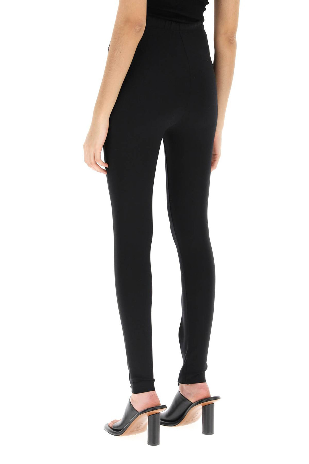 Leggins With Zip Cuffs - Wardrobe.Nyc - Women