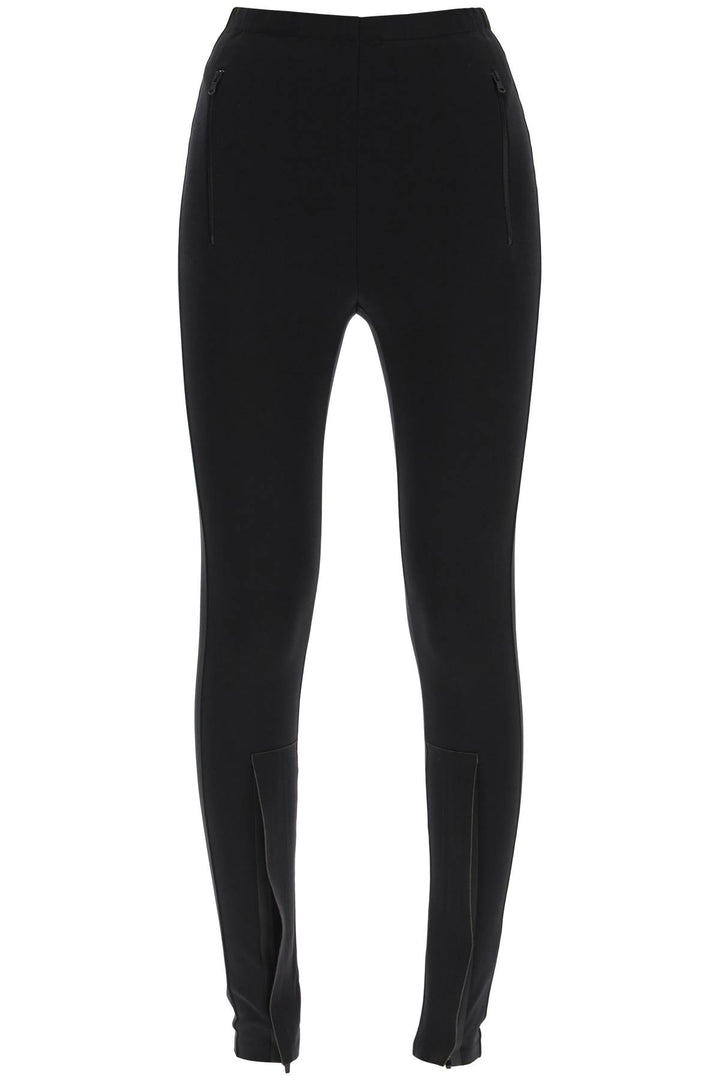 Leggins With Zip Cuffs - Wardrobe.Nyc - Women