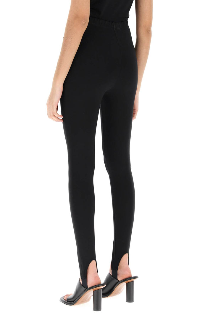 High Waisted Stirrup Leggings - Wardrobe.Nyc - Women