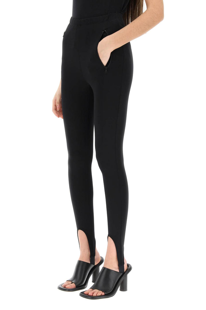 High Waisted Stirrup Leggings - Wardrobe.Nyc - Women