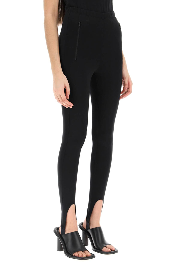 High Waisted Stirrup Leggings - Wardrobe.Nyc - Women