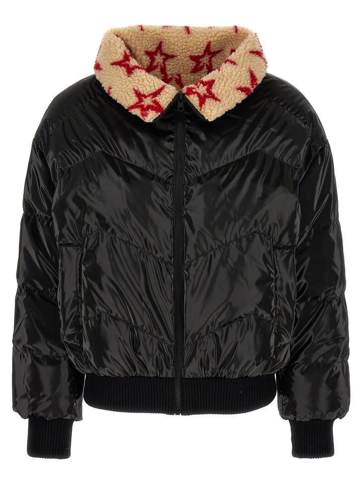 Reversible Faux Shearling Casual Jackets, Parka Multicolor