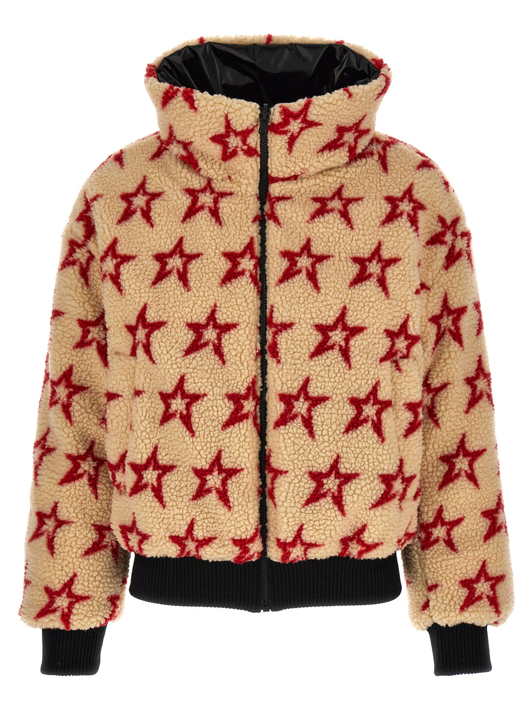 Reversible Faux Shearling Casual Jackets, Parka Multicolor