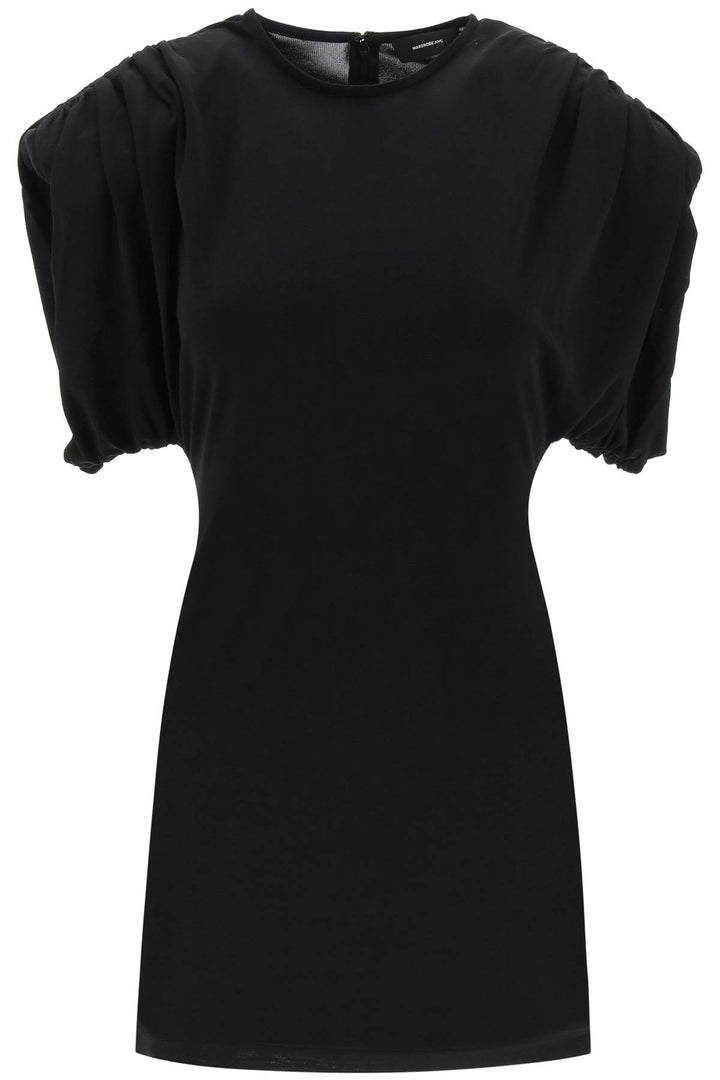 Mini Sheath Dress With Structured Shoulders - Wardrobe.Nyc - Women