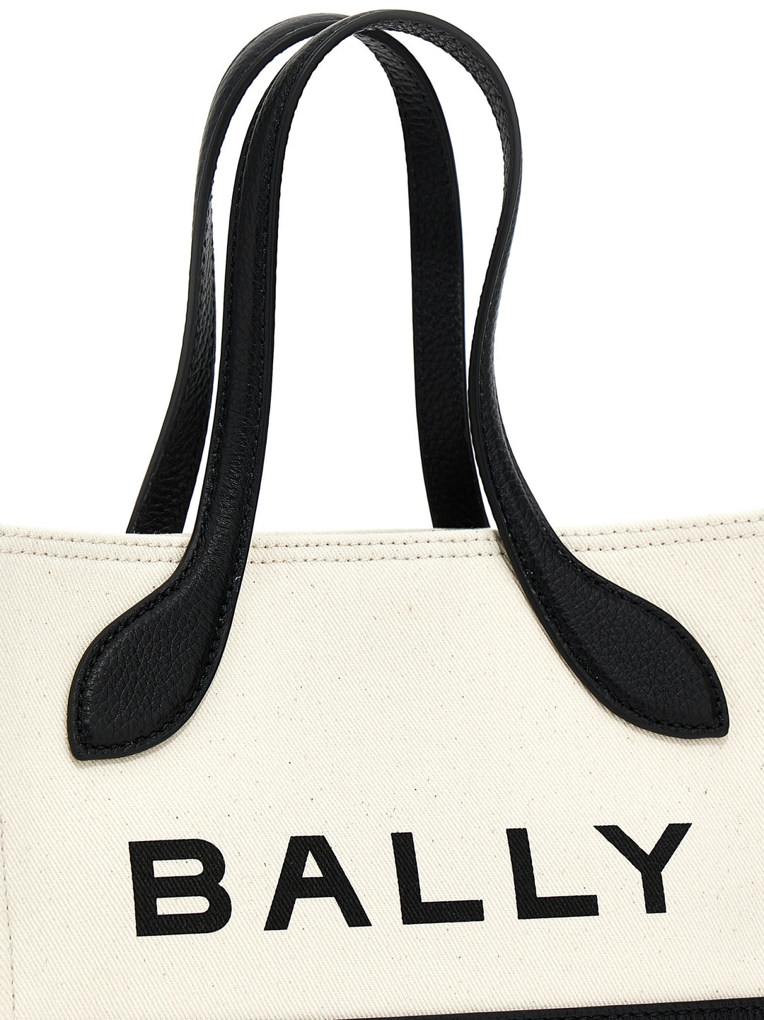 Bar Keep On Shopper Tote Bag White/Black