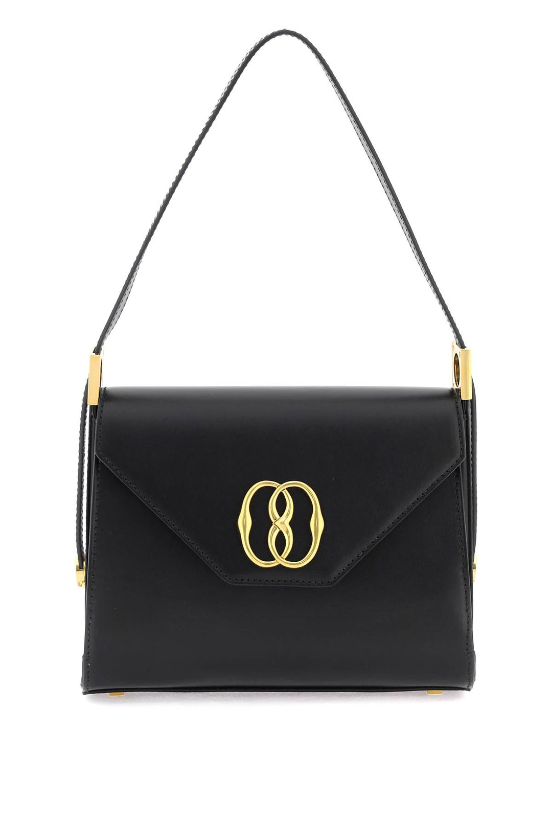 Leather Emblem Bag - Bally - Women