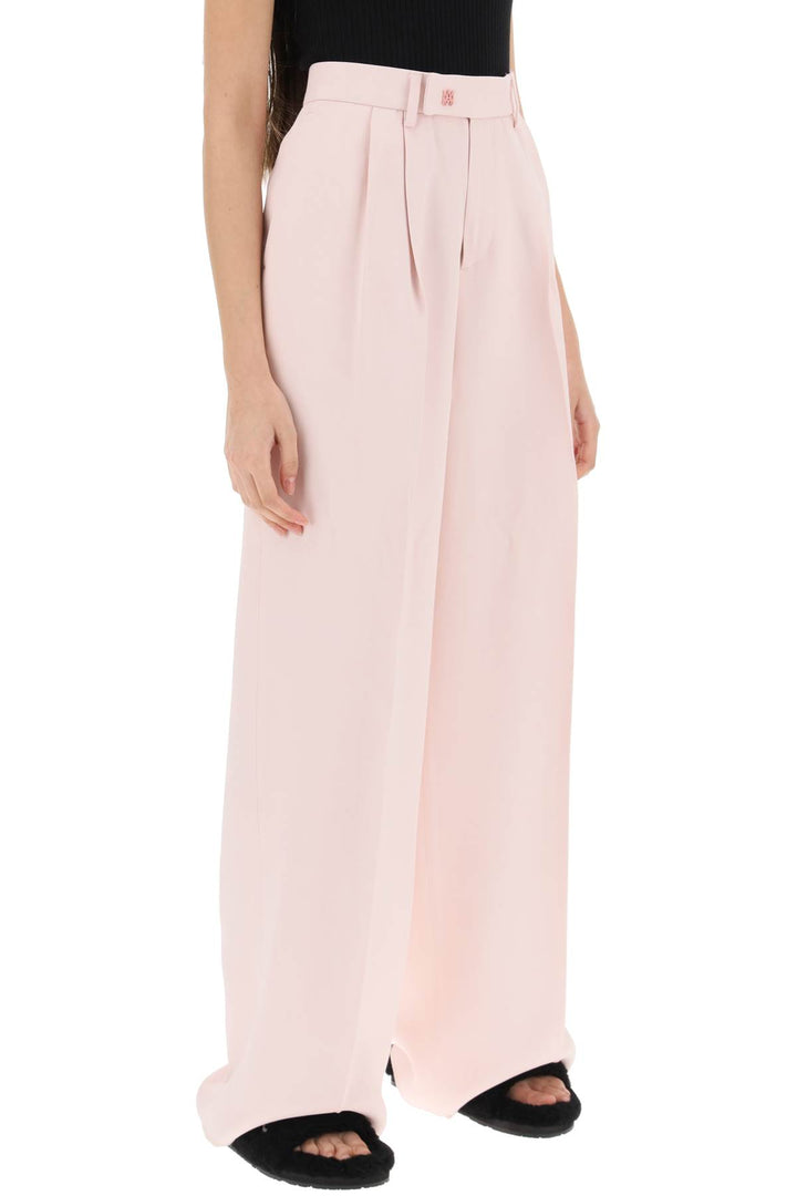 Pants With Wide Leg And Pleats - Amiri - Women