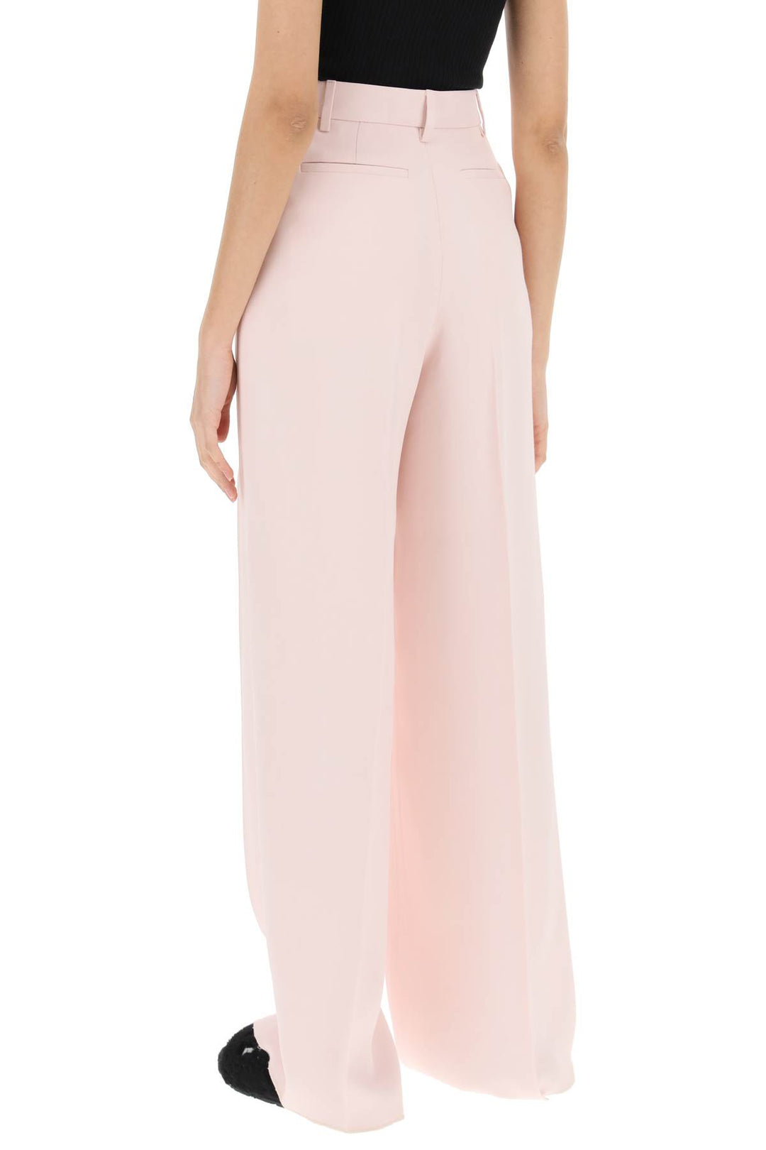 Pants With Wide Leg And Pleats - Amiri - Women