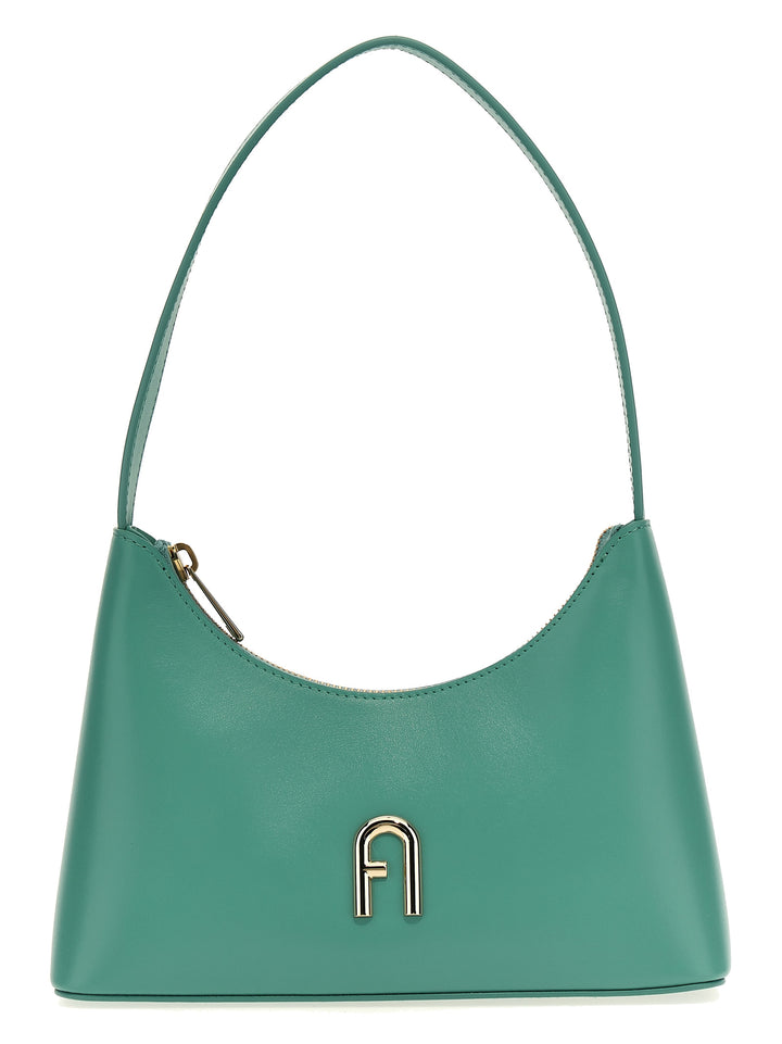 Diamante Shoulder Bags Green