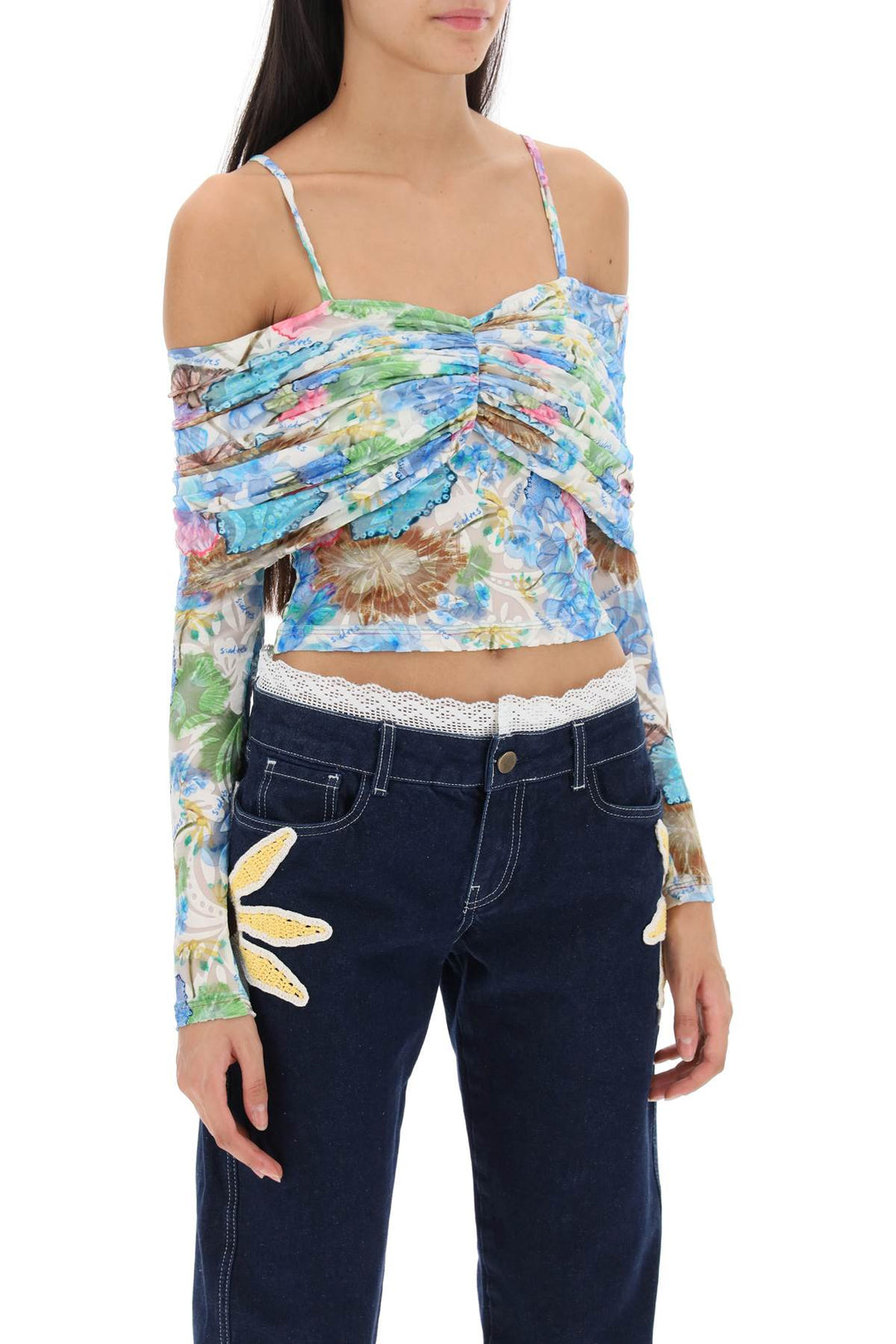 Ledi Draped Crop Top - Siedres - Women