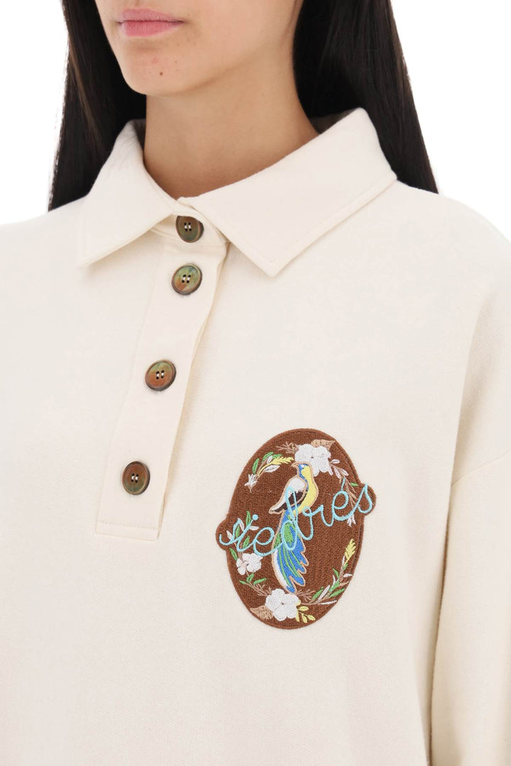 Tany Sweatshirt With Embroidered Patch - Siedres - Women