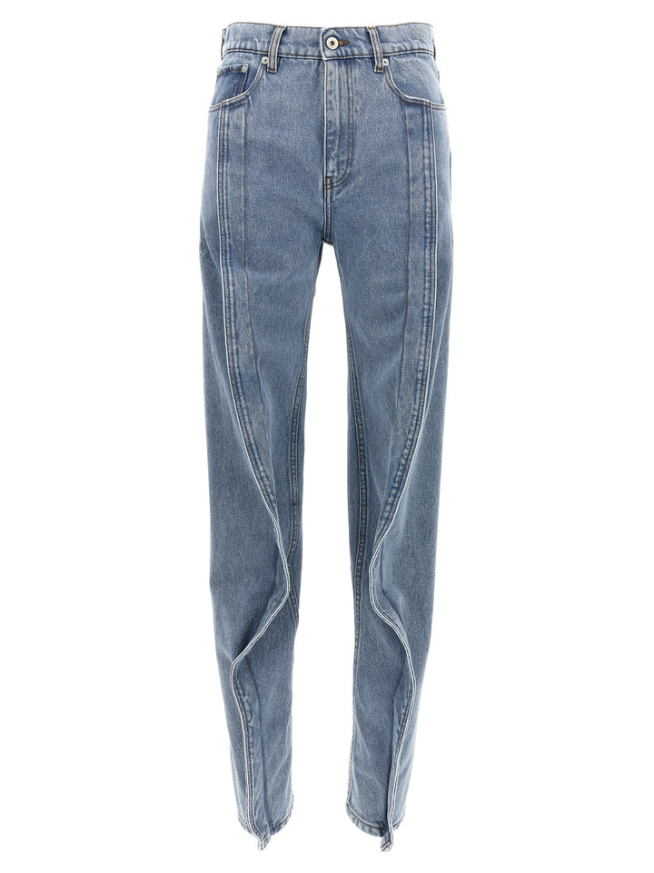 Slim Banana Jeans Light Blue