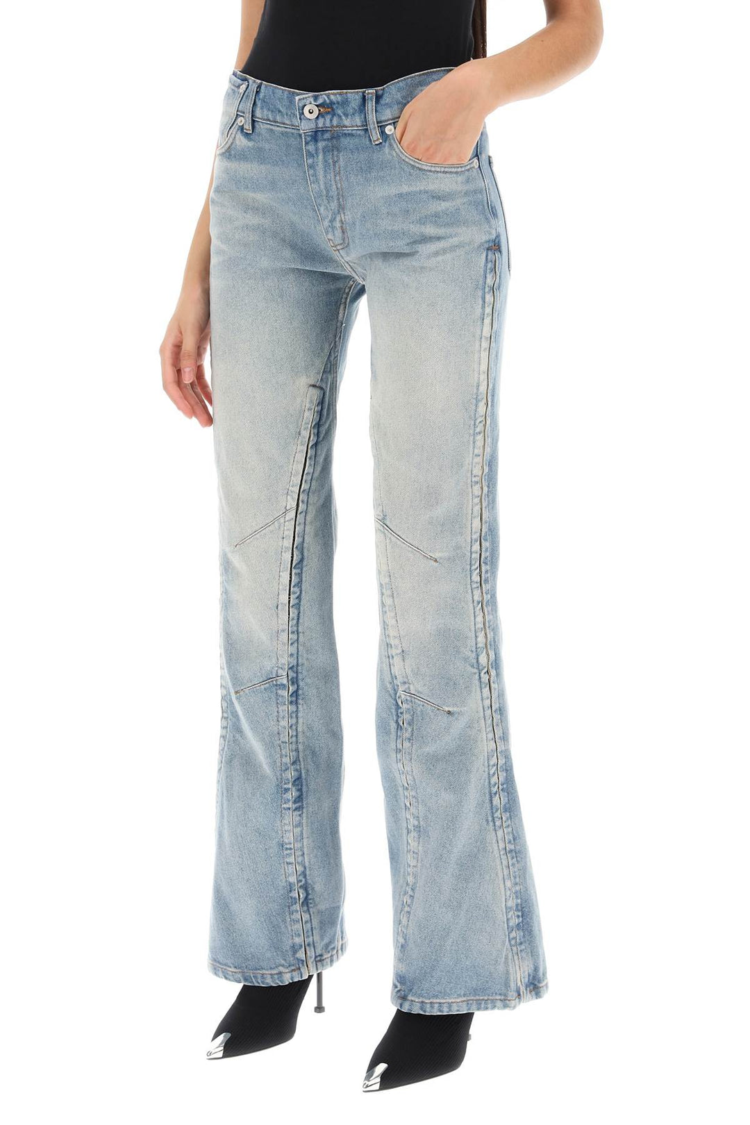 Hook And Eye Flared Jeans - Y/Project - Women