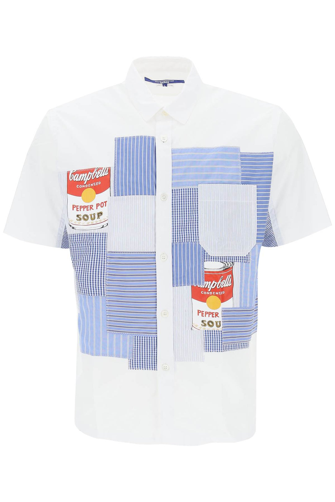 Short Sleeve Patchwork Shirt - Junya Watanabe - Men