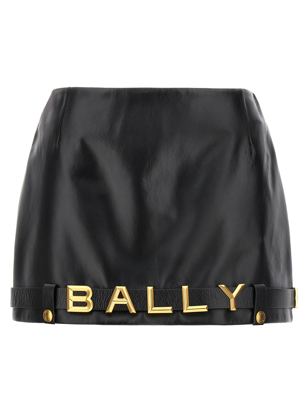 Leather Mini Skirt Skirts Black