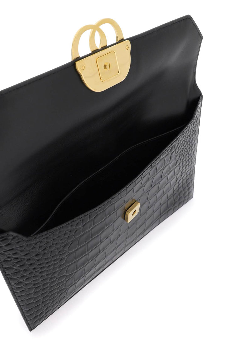 Emblem Clutch - Bally - Women