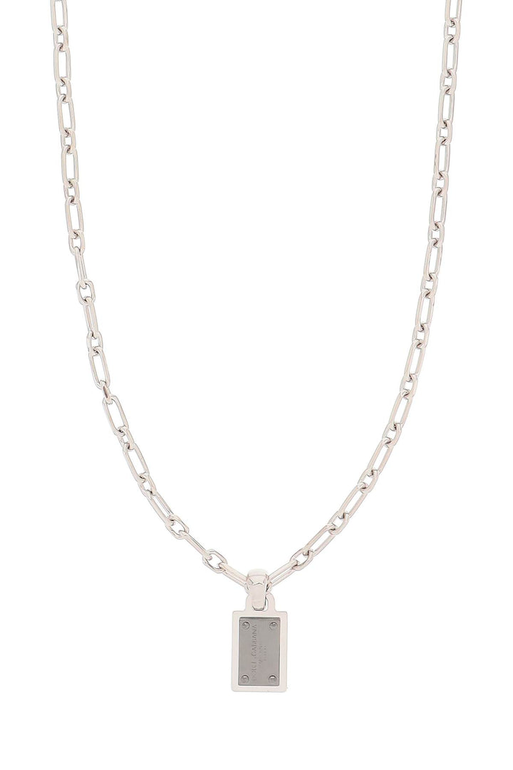 Logo Plaque Necklace - Dolce & Gabbana - Men