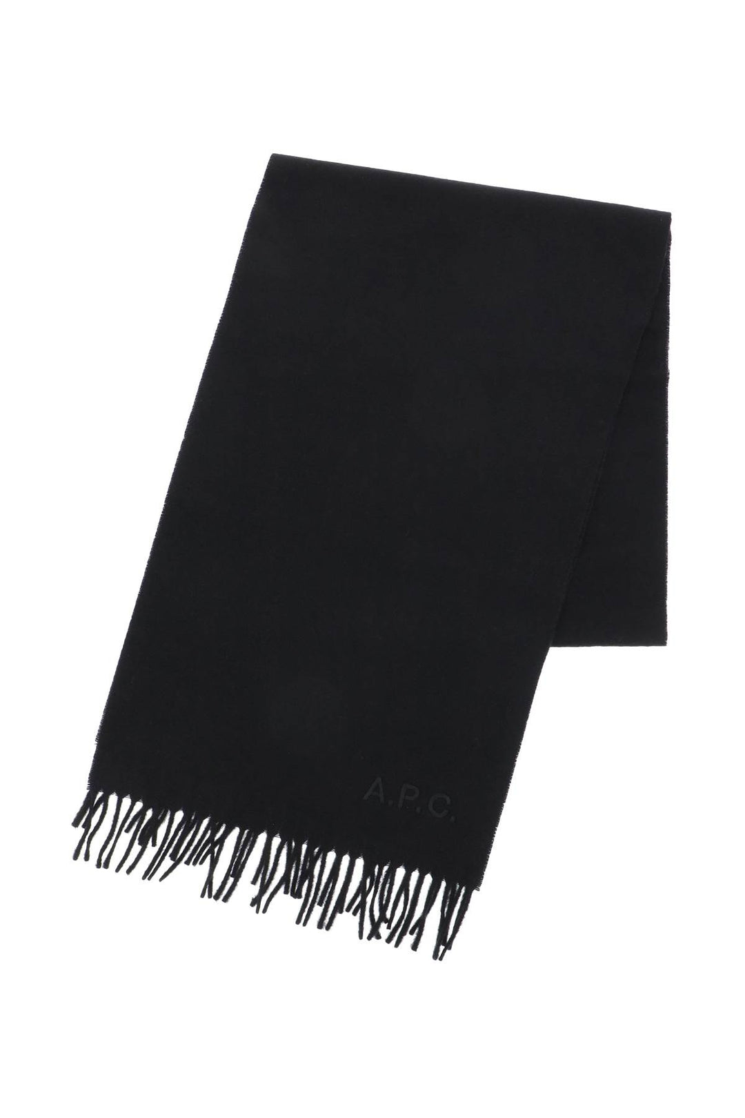 'Ambroise Brodée' Wool Scarf - A.P.C. - Men