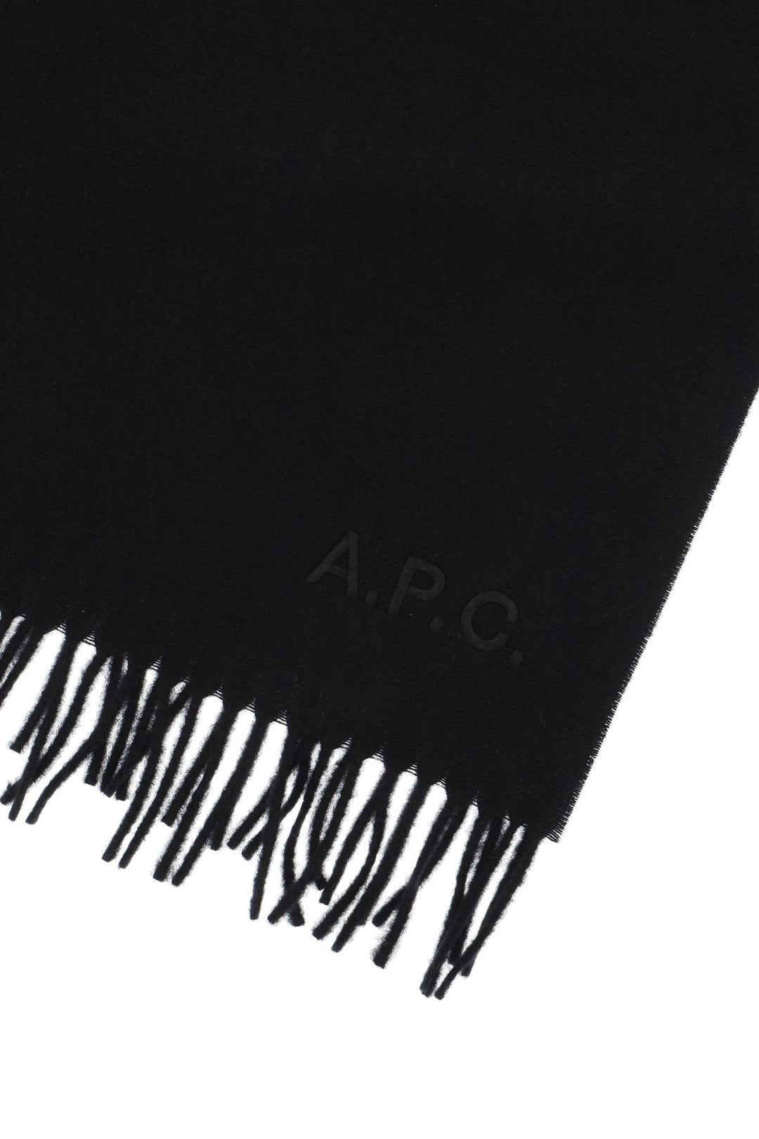 'Ambroise Brodée' Wool Scarf - A.P.C. - Men