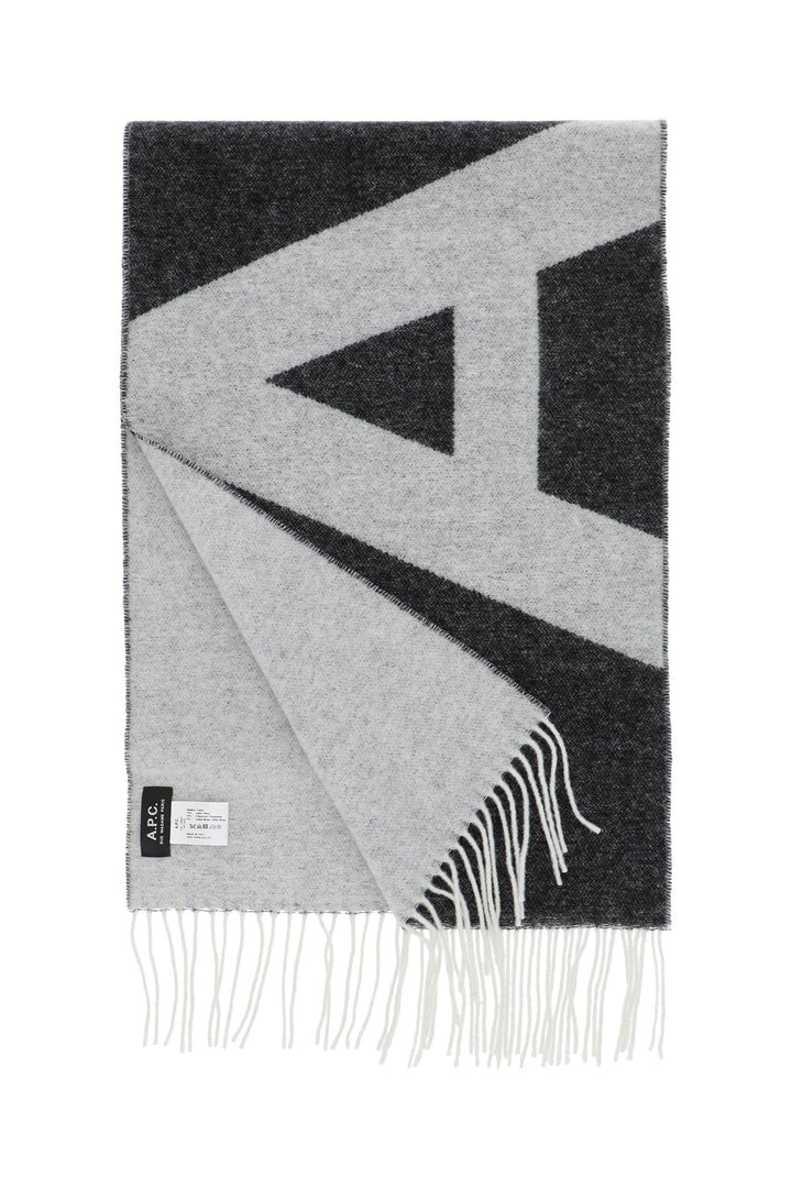 'Malo' Wool Blend Scarf - A.P.C. - Men