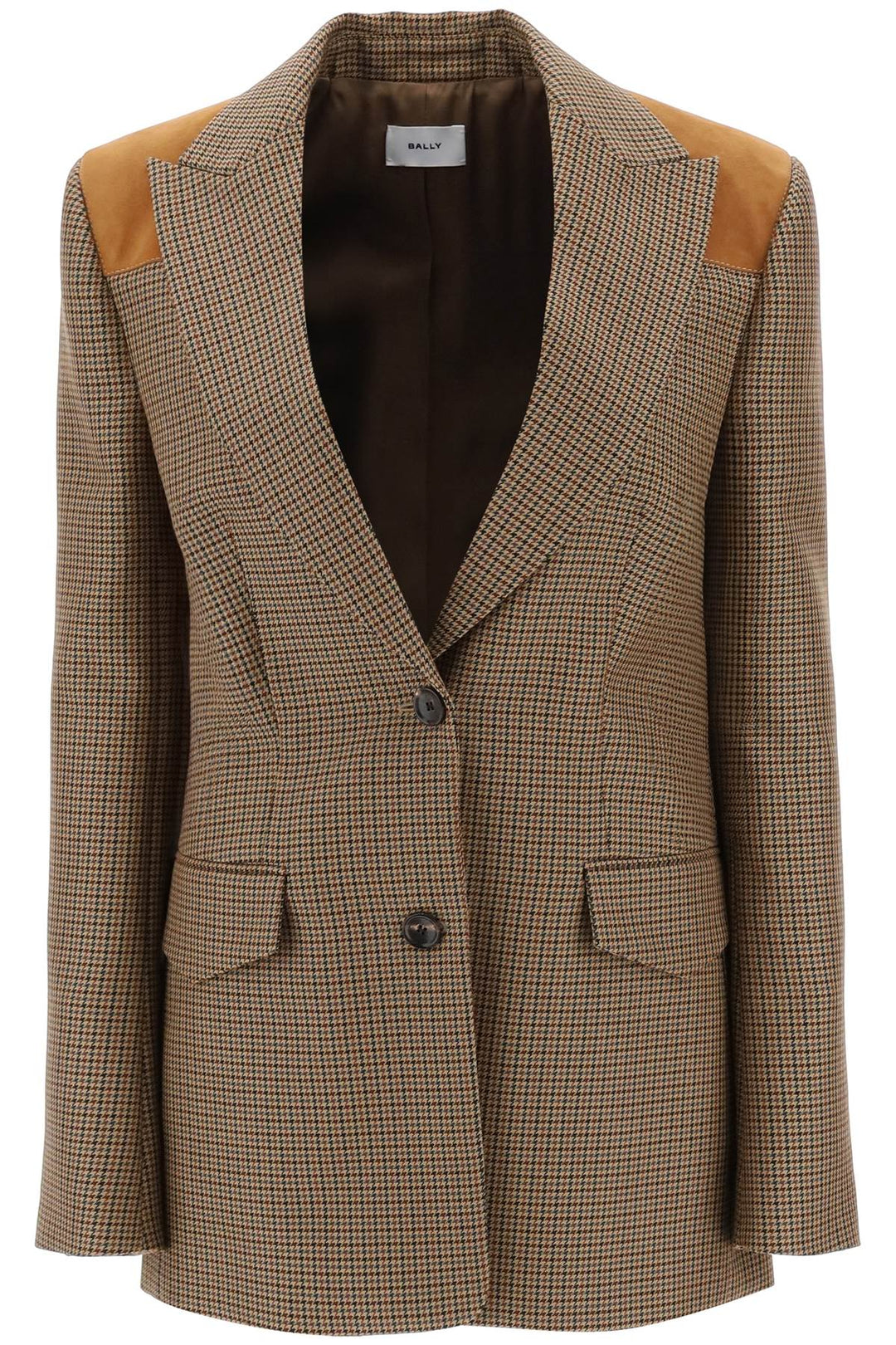 Houndstooth Single Breasted Blazer - Bally - Women