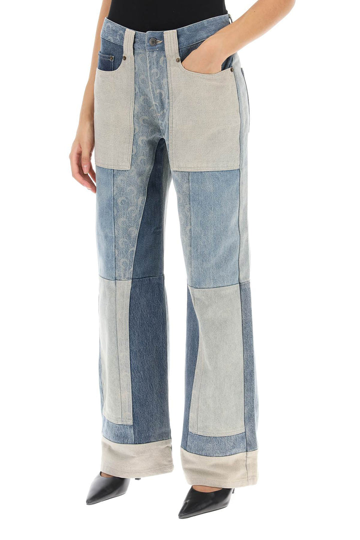 Regenerated Wide Leg Jeans - Marine Serre - Women